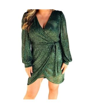 Kld. Signature Sequin Dress - Green