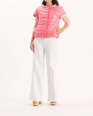 tyler boe Cap Sleeve Quilted Jacket - Pink