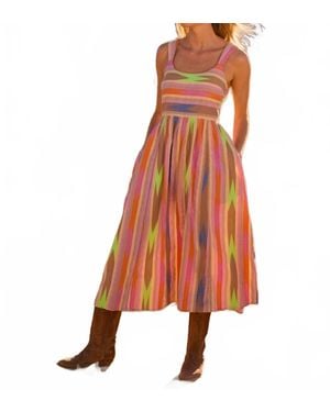NIC+ZOE Heat Wave Sadie Midi Dress - Red