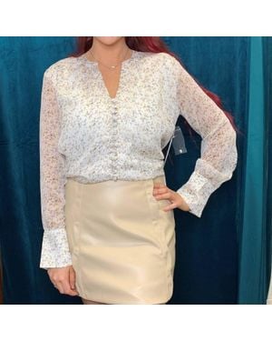 Bishop + Young Scallop Mini Skirt - Blue
