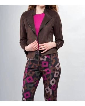 Insight Solid Vegan Jacket - Purple