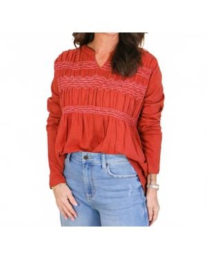 Ivy Jane Wait For Me Top - Red