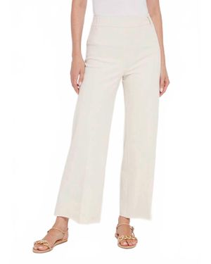 Lyssé Erin High Waist Wide Leg Denim Pant - White