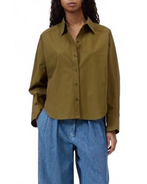 Closed Organic Cotton Gathered Shirt - Green