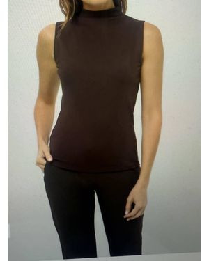 Anatomie Siobhan Sleeveless High Neck Top - Black