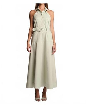 Hevron Eloise Midi Dress - Natural
