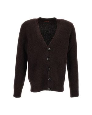 Barena Gajola Alpaca-Blend Cardigan - Black