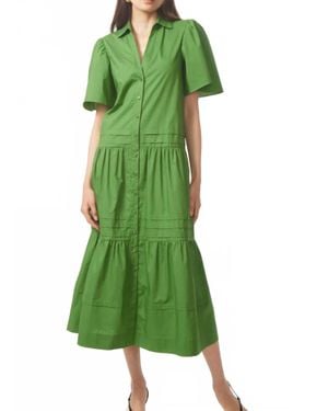 Gilner Farrar Alani Midi Dress - Green