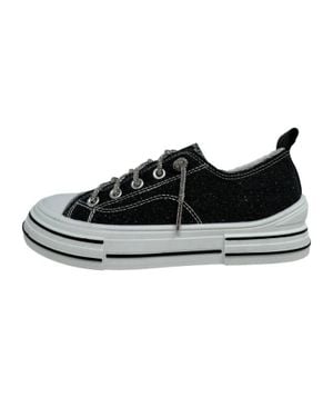 Very G Aman Sparkle Lace Shoes - Black