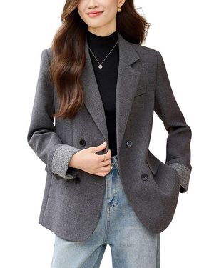 Linda Charm Blazer - Gray