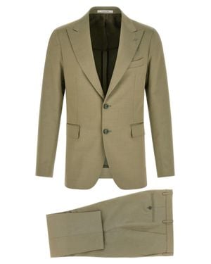Tagliatore Virgin Wool Two-Piece Suit - Green