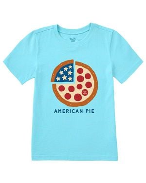 Life Is Good. Life Is Good Crusher T-Shirt - Blue