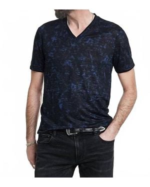 John Varvatos Wooster V-Neck Tee - Blue
