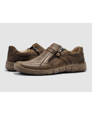 KCR Group Action Leather Shoes in Gray for Men | Lyst