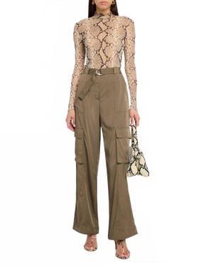 Jonathan Simkhai Ivrie Belted Utility Pants - Natural