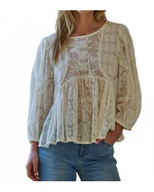 By Together Lace Blouse - Multicolor