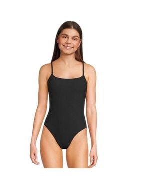 Sunsets Ariel Swimsuits Stretch Spaghetti Strap One-Piece Ups987 - Black