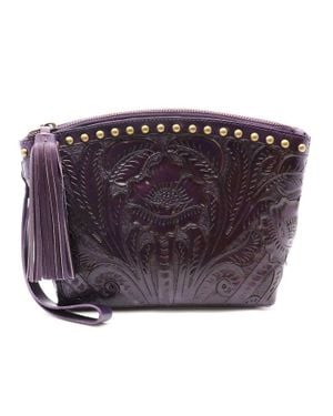 Anabaglish Belle Flour Wristlet Pouch Bag - Purple