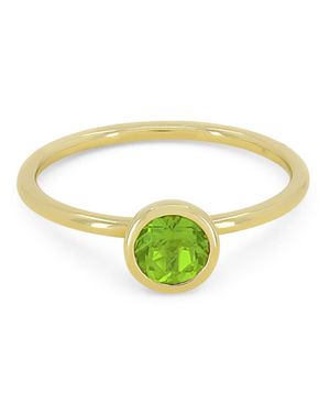 SSELECTS 14K,Peridot Ring - Green