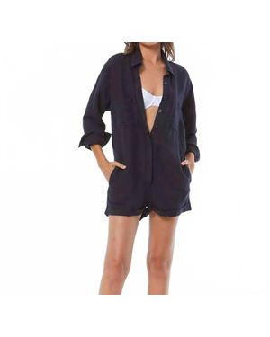 Young Fabulous & Broke Maisie Utility Romper - Blue