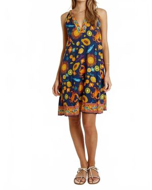 LulaLife Aliyah Mini Sundress - Orange