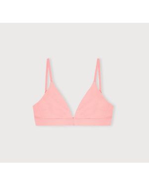 Organic Basics Core Triangle Bralette - Pink