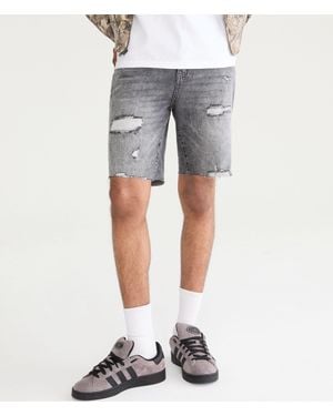 Aéropostale Denim Shorts 9" - Gray