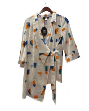 Eversassy Woven Wrap Shirt - White