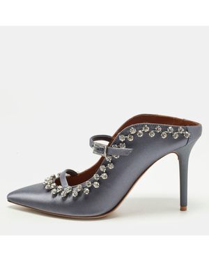 Malone Souliers Gala Crystal Embellished - Gray