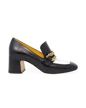 Madison Maison Heel Loafer Shoes - Black