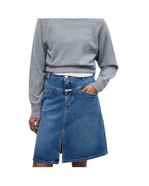 Closed Stover X Midi Skirt - Blue