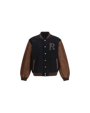 Represent Wool Oves Aries Bomber - Black