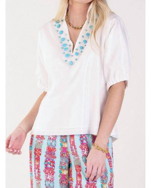 Emily Mccarthy Poppy Top - White