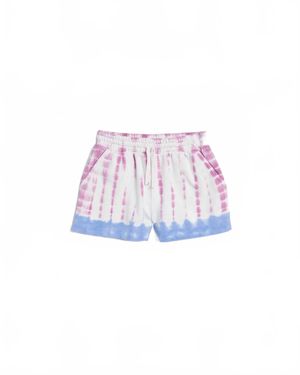Splendid Kid's Capri Tie Dye Short - White