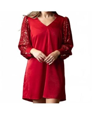 Michelle Mcdowell Jordan Dress - Red
