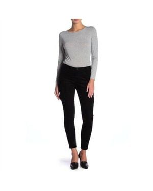 Vince Corduroy Pants Skinny Leg Pockets High Rise Slim Pants - Black