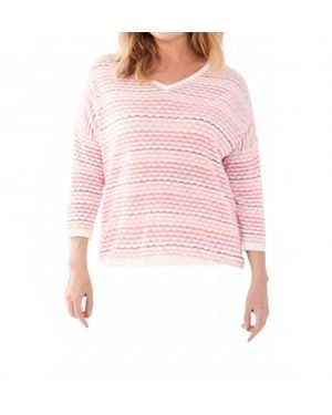 Fdj Kia Stripe Sweater - Pink