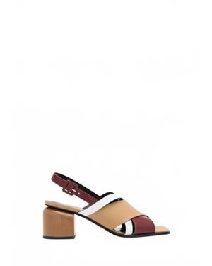 Pierre Hardy Alpha Cross Sandal - Natural