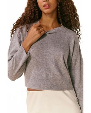 LoveShackFancy Bellman Pullover - Gray