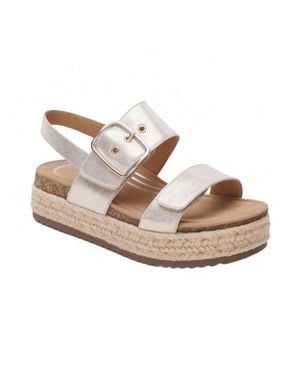 Aetrex Vania Platform Sandal - White