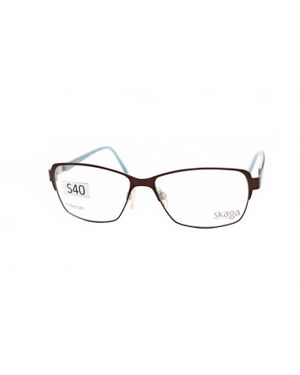 Skaga Karolina Rectangle Eyeglasses - Black
