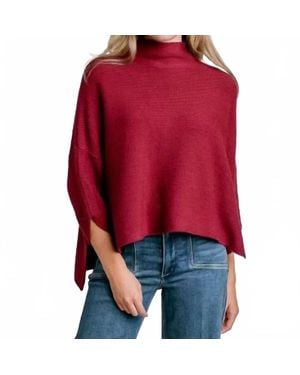 Kerisma Knitted Boho Sweater - Red