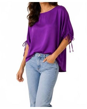 Naked Zebra Grace Top - Purple