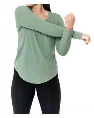 Lovlei Breathe Long Sleeve Top - Green