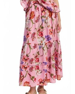 En Saison Celeste Maxi Skirt - Red