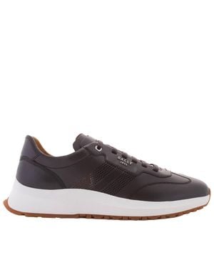 Bally Davor Bruno Leather Low-Top Sneakers - Brown