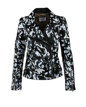 S.w.o.r.d 6.6.44 Leather Biker Jacket - Black