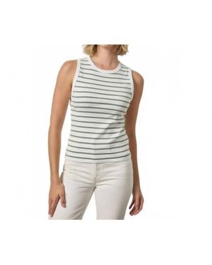 Lilla P Rib High Neck Tank - Multicolor