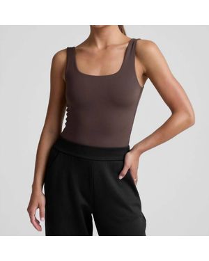 Beyond Yoga Base Tank Bodysuit - Black