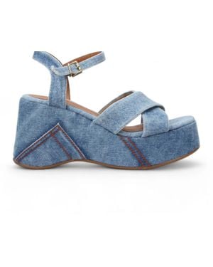 Love Rio Jeena Platform Sandal - Blue